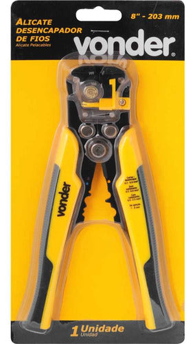 Alicate Eletricista Descascador De Fios Vonder 8 Pol 203mm
