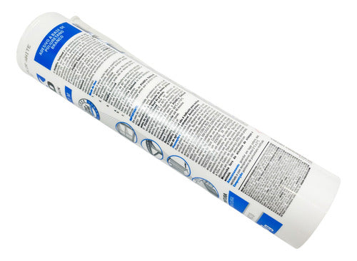Cola Silicone Adesivo Pu40fix Branco Cartucho 387g Tekbond