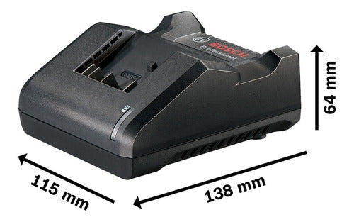 carregador de bateria bosch gal18v-20 18v bivolt