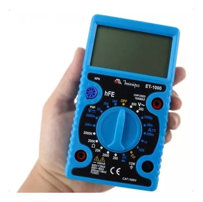 Multímetro Digital Profissional Et-1000 Minipa Portátil
