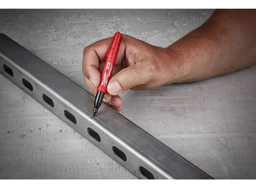 Caneta Ponta Fina Preta Inkzall 48-22-3100 Milwaukee