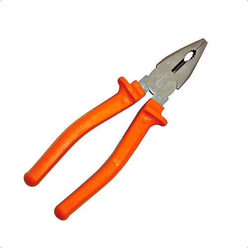 alicate universal 8 pol cabo emborrachado bestfer bfh0039