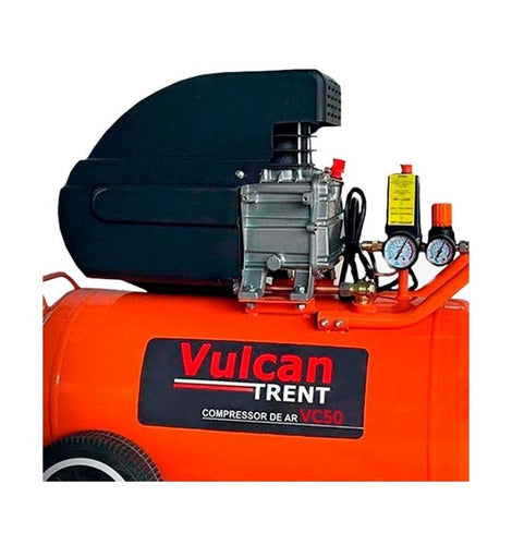 Compressor De Ar Elétrico Portátil Vulcan Trent Vc50 50l 2.5hp 220v 60hz Laranja