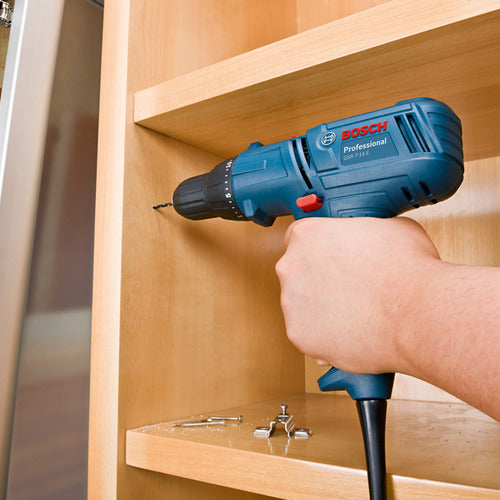 Parafusadeira Elétrica Bosch Gsr 714e 400w 220v Com Kit Bits - Azul - 220V