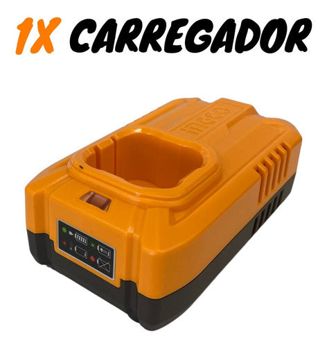 Parafusadeira De Impacto 16v 1/4'' 170nm Cirli16178-9 Ingco Laranja