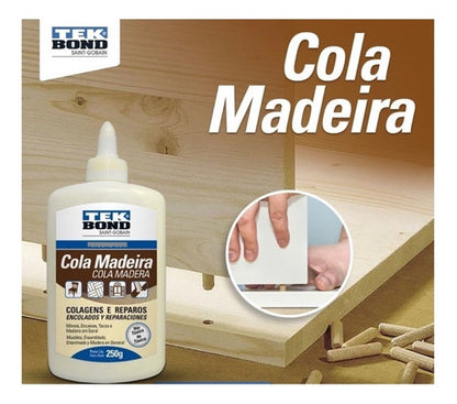 Cola Para Madeira Tek Bond 250gr