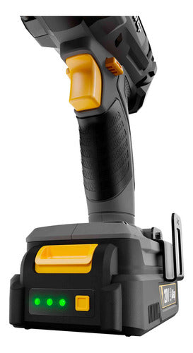 Chave De Impacto A Bateria 21v Encaixe 1/2pol C/ Bateria Wap