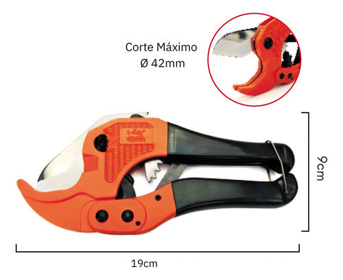 Cortador De Tubo Cano De Pvc Até 42mm Com Trava Bestfer