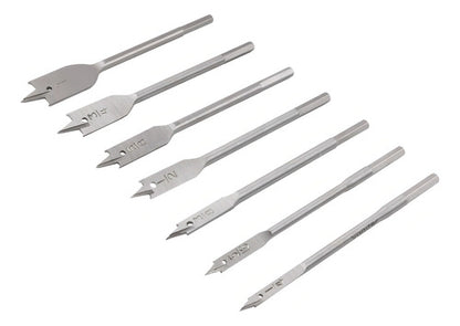 Jogo De Brocas Chatas De 1/4 A 1 Com 7 Peças Vonder