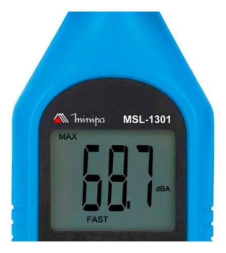 Decibelimetro Digital Com Medição Msl 1301 Minipa 0