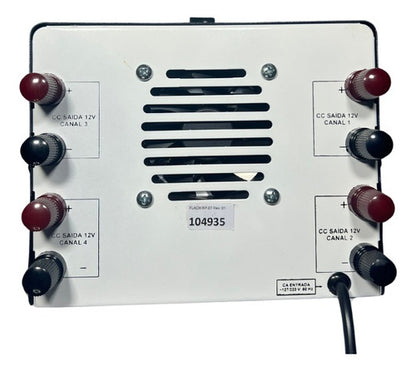 Carregador De Bateria Inteligente (4 Saídas) 12v 10a Bivolt