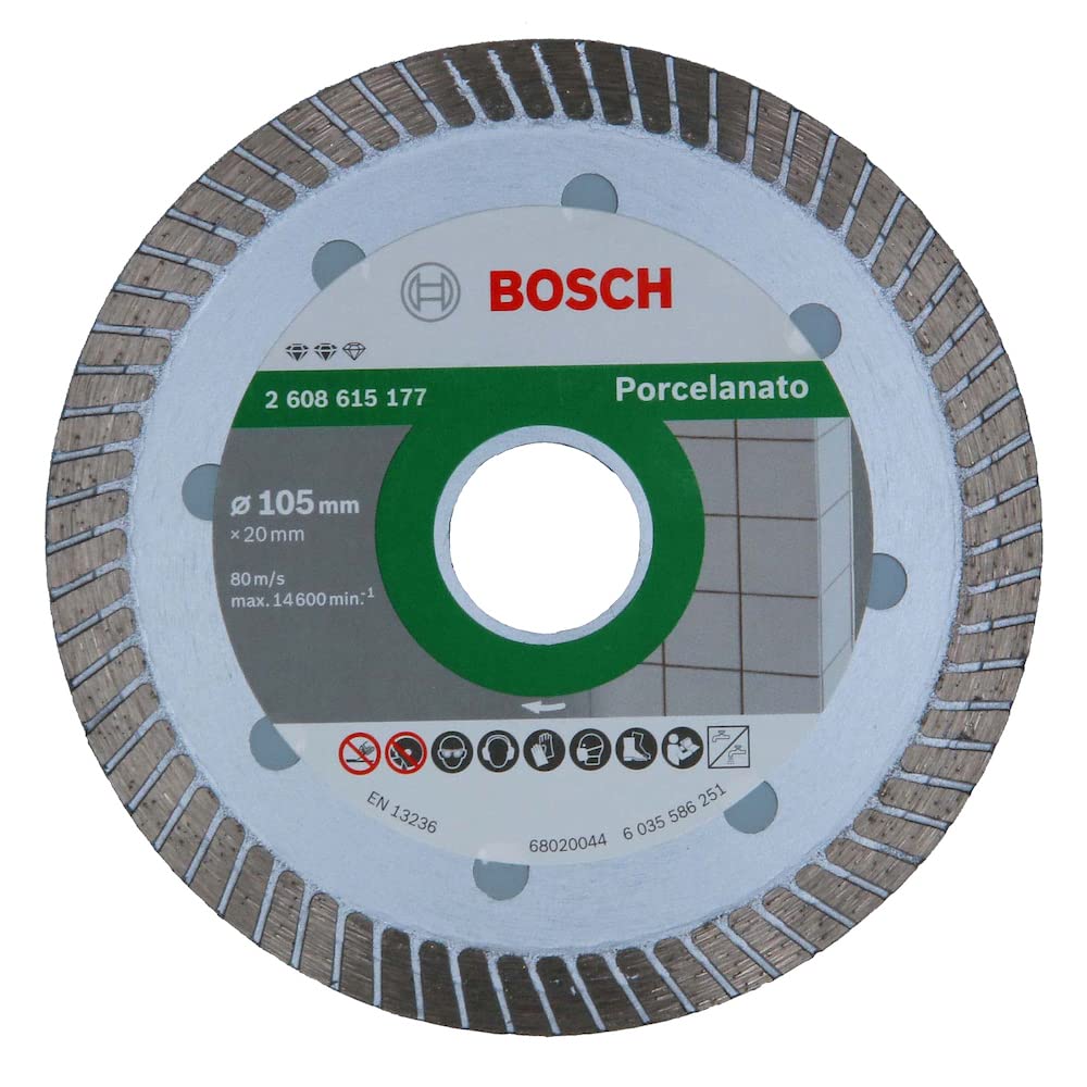 bosch discos diamantado turbo expert for porcelanato 105 x 20 x 1 4 x 8 mm
