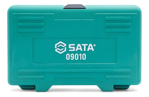 Jogo Soquete 3/8  Chaves E-torx 3/8  35 Peças St09010sj Sata