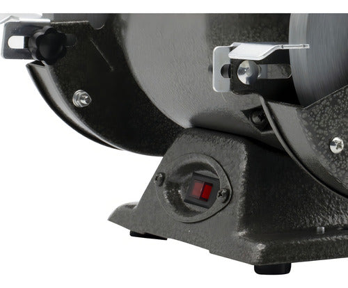 moto esmeril de bancada 6 pol 360w me-6 ferrari 220v cinza