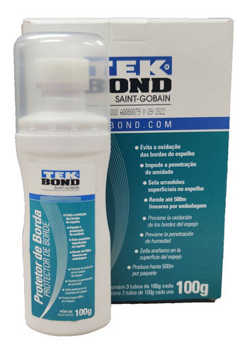 Protetor De Borda Espelhos Tekbond Protege Vidros 100g