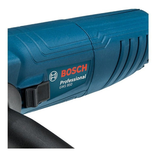 mini esmerilhadeira angular bosch professional gws 850 azul 850 w 220 v + acessório