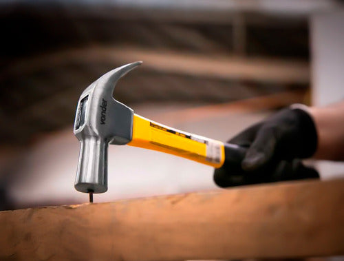 Martelo Unha 27 Mm Cabo De Fibra Emborrachada Vonder