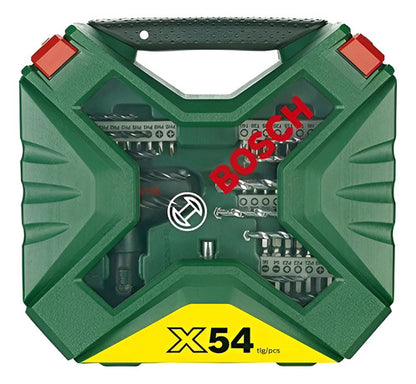 Maleta De Brocas E Pontas Xline Bosch Com 54 Peças