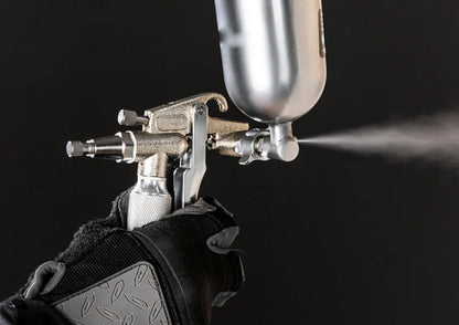Pistola De Pintura A Gravidade 0,5 Mm Capacidade 100 Ml - St Prata