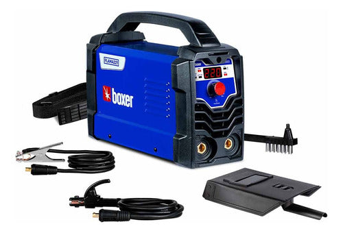 máquina de solda inversora 220a eletrodo flama221 boxer 220v
