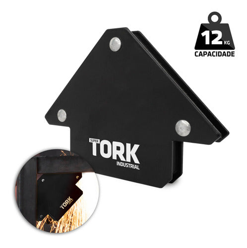 Esquadro Magnético Para Solda 12 Kg Tork
