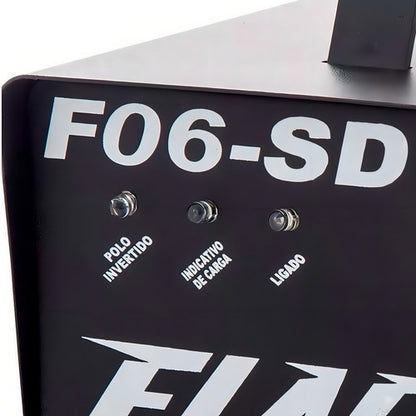 Carregador Inteligente Bateria 6a 1-12v Bivolt Flach F06-sd