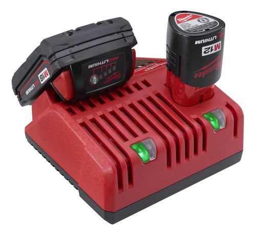 carregador de bateria milwaukee m12 e m18 220v 48-1959