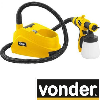 Pistola Pintura E Pulverizar Elétrica Vonder Pev900 400w Amarelo