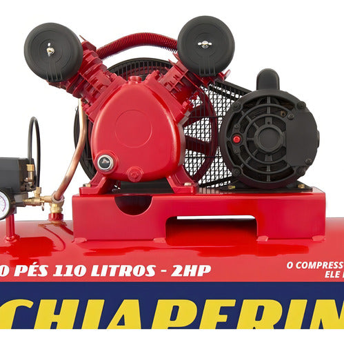 Compressor De Ar Elétrico Chiaperini Profissional Red 10/110