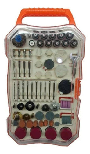 Maleta Kit De Acessórios Para Micro Retífica Com 208 Peças