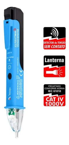 Detector De Tensão Cat Iv 1000v Ez-alert Max Minipa