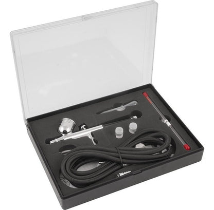 Aerógrafo Com Acessórios 13 Pcs Vonder 6220013000 Prateado