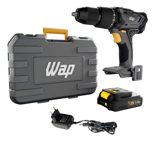 Parafusadeira E Furadeira De Impacto Wap 3/8 K21 Id01 Maleta