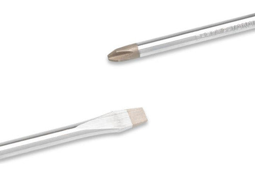 Jogo De Chave De Fenda/phillips 6 Peças Sata 1/8x3  A 1/4x5