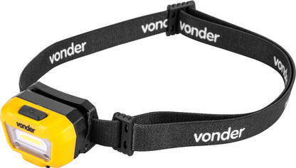Lanterna De Cabeça Led Recarregável Vonder Lcv200 Amarelo
