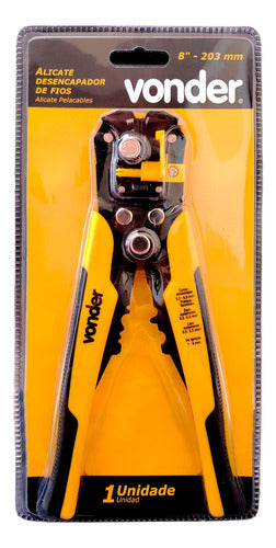 Alicate Eletricista Descascador De Fios Vonder 8 Pol 203mm