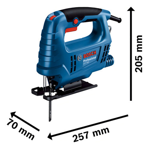 serra tico tico gst 680 500w bosch com lâmina protetora