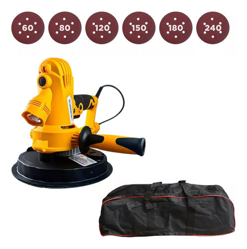 Lixadeira Profissional De Parede Menegotti Mlp800h 127v/220v