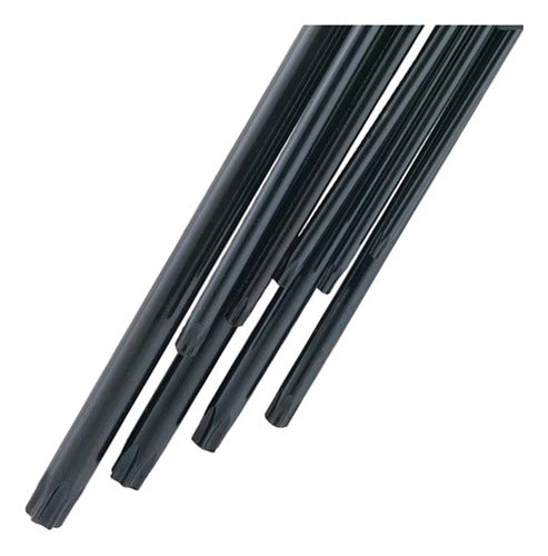 Jogo Chave Hexalobular 9pçs T10/t50 Longa Vonder C/furo Guia