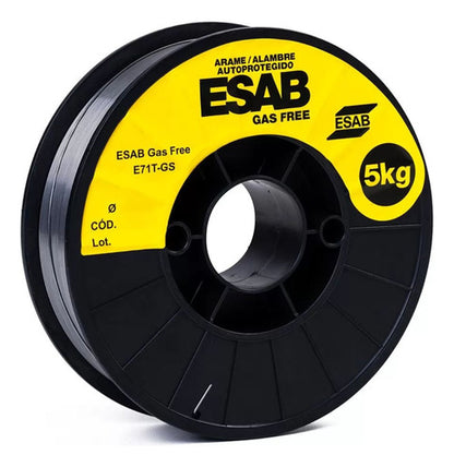 Arame Solda Mig Autoprotegido Sem Gás Esab Gas Free 1,0 5kg