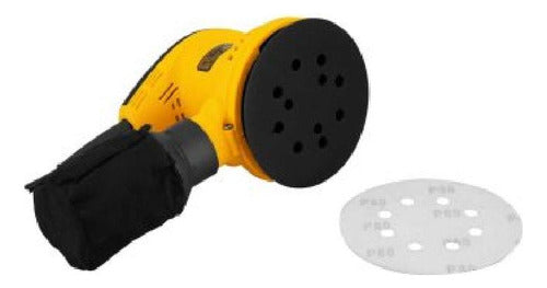 lixadeira roto-orbital  350w lrv355 vonder amarelo 50 hz / 60 hz