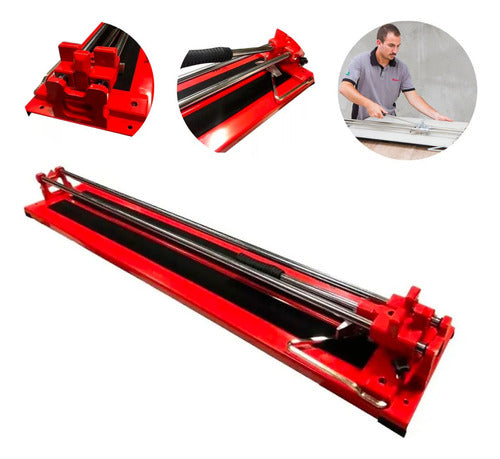 Cortador De Pisos E Azulejos 900 Mm Base De Aço 2.5 Mm Mtx