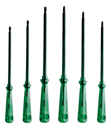 Kit Jogo Chave De Fenda E Phillips Tramontina 1000v 6 Peças