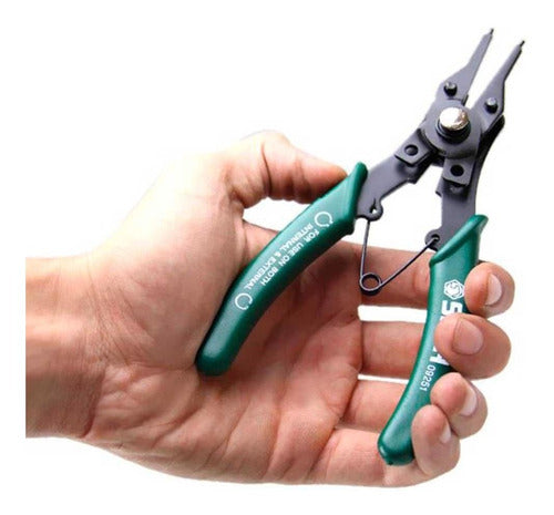 JOGO DE ALICATE DE ANEIS DE RETENCAO C/5 PCS SATA