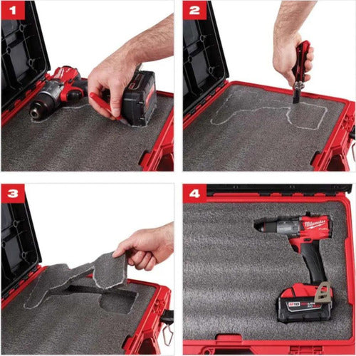 Maleta Caixa Espuma Modular Packout 48-22-8450 Milwaukee