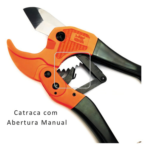 cortador de tubo cano de pvc até 42mm com trava bestfer