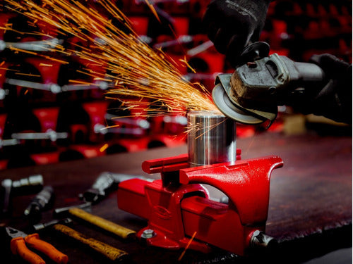 morsa de bancada metalsul com mordente fixo nº 5