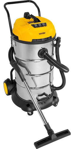 Aspirador De Pó E Líquidos 90 Litros 3.600w Apv3690 Vonder A Amarelo
