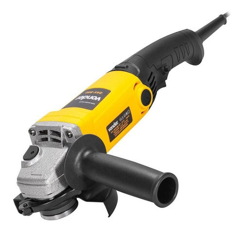 esmerilhadeira angular vonder eav 860n de 50 hz/60 hz amarela 860 w 220 v + acessório