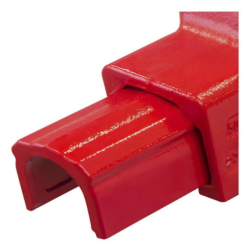 morsa torno de bancada numero 6 somar schulz vermelho